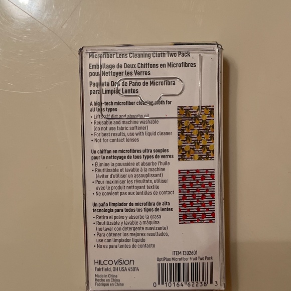 NEW 🍋🍓OptiPlus Microfiber Cleaning Cloths – 2-Pack - Picture 2 of 5